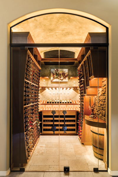 2015 Design Awards winner, Arizona, by Beautiful Remodel, wine cellar