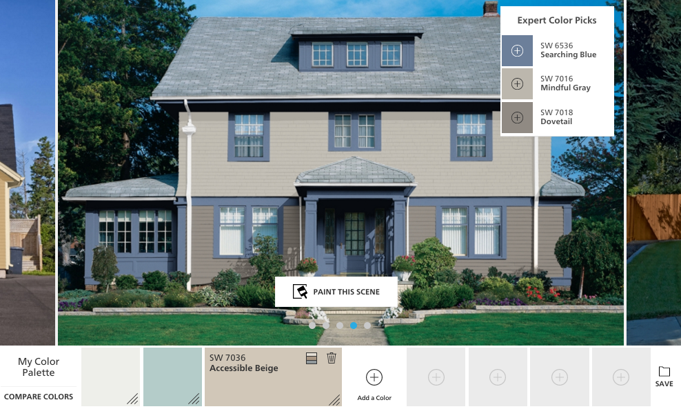 sherwin williams exterior house paint visualizer