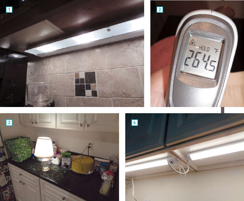 undercabinet lighting in kitchen