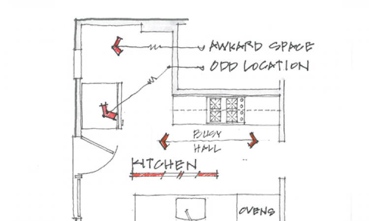 Kitchen Design Awkwardly Shaped Kitchen Pro Remodeler   Awkward Ketchen 